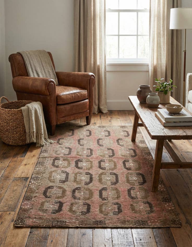 Detail image of 3' 3 x 6' 2  Hand Knotted Balouch Persian Wool Rug