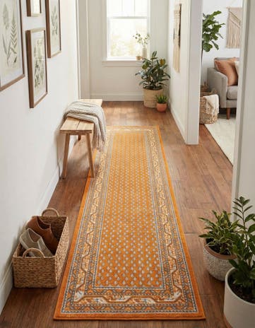 Orange SoHo Runner Rug