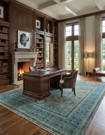 8' x 9' 9 Hand Knotted Amina Rug