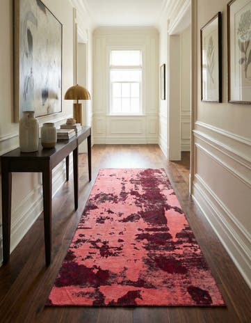 3' 8 x 8' 2 Hand Knotted Ultra Vintage Persian Wool Runner Rug