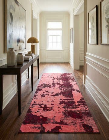 3' 8 x 8' 2 Hand Knotted Ultra Vintage Persian Wool Runner Rug