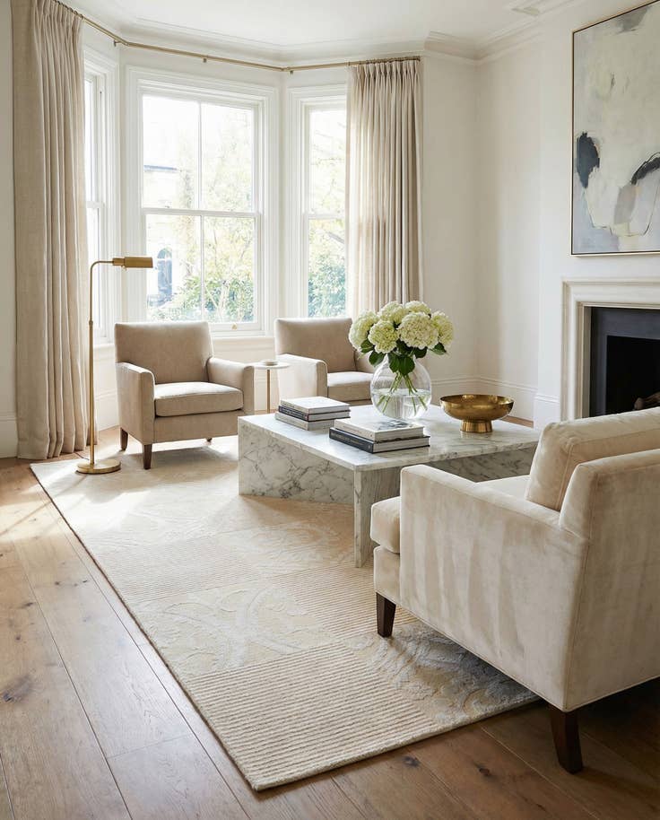 Detail image of 5' 9 x 7' 10 Hand Knotted Darya Wool Rug