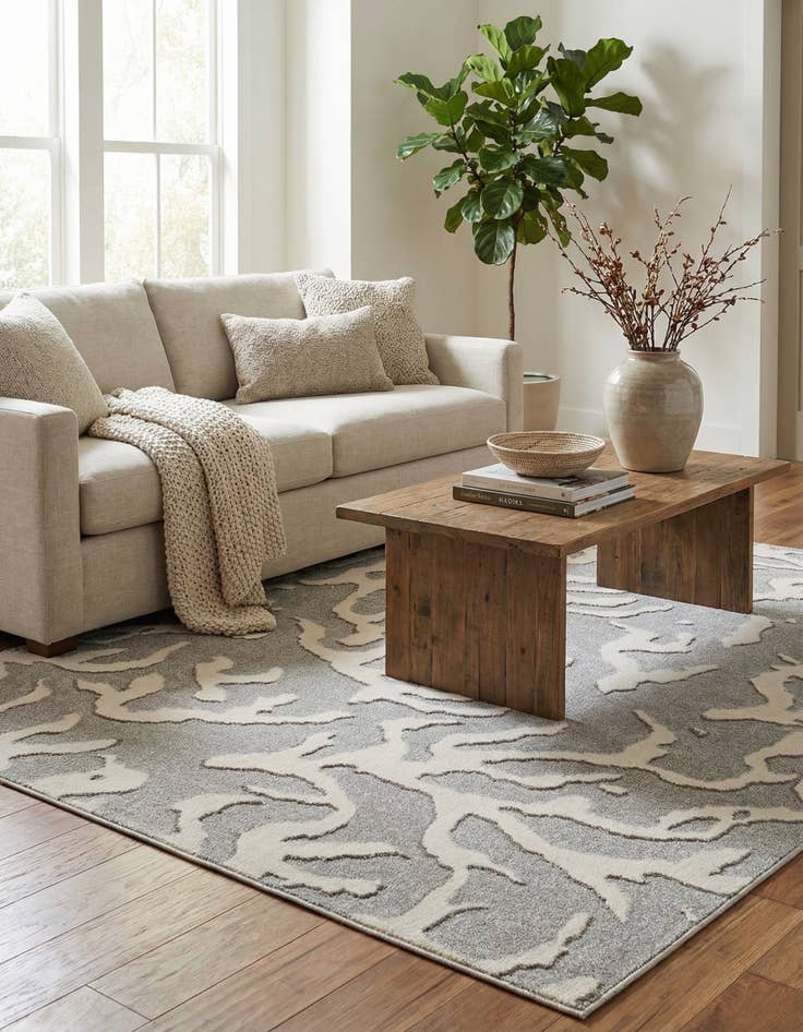 Detail image of 9' x 12' Easy-Clean Sabrina Soto Indoor / Outdoor Rug