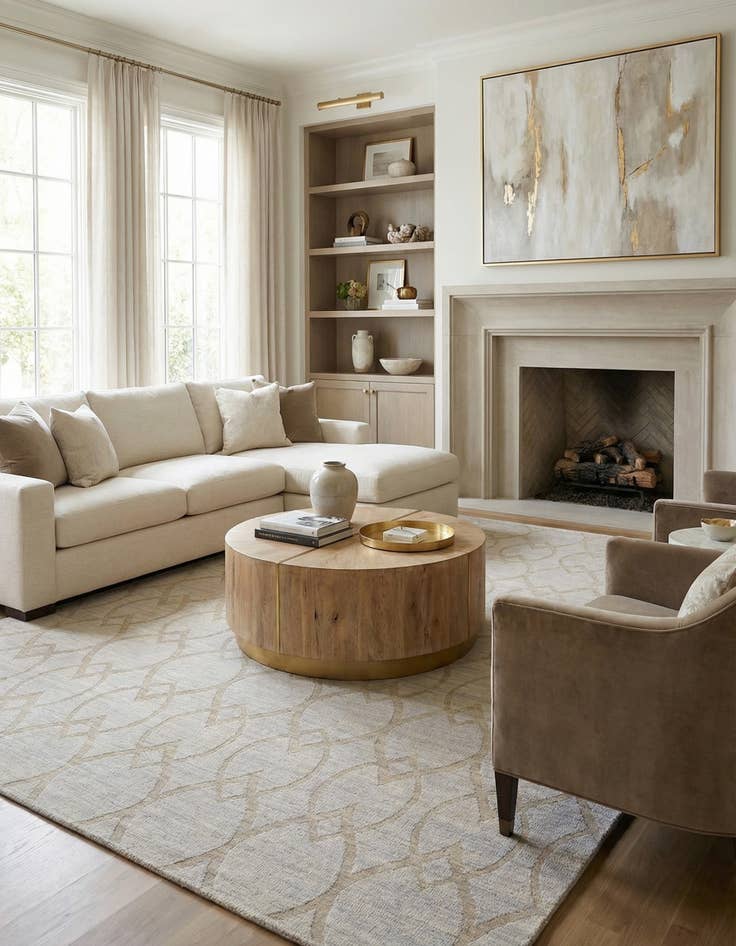 Detail image of 7' 9 x 9' 9 Luna Rug