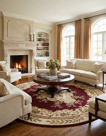 13' x 13' Chateau Round Rug