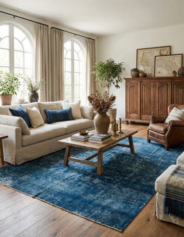 9' 6 x 12' 6 Hand Knotted Ultra Vintage Persian Wool Rug
