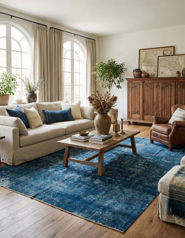 9' 6 x 12' 6 Hand Knotted Ultra Vintage Persian Wool Rug