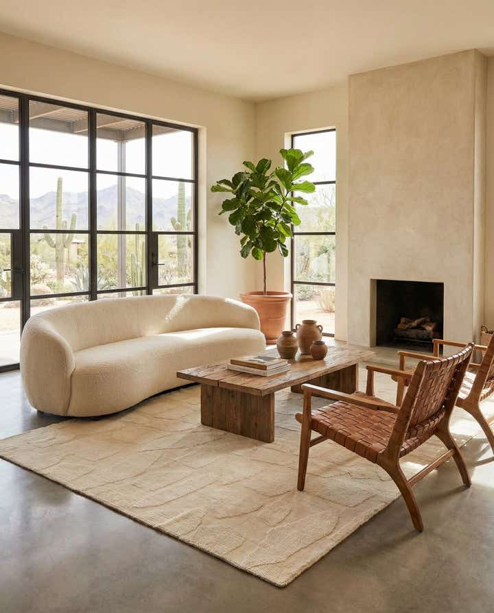 8' 5 x 12' 5 Hand Knotted Moroccan Wool Rug