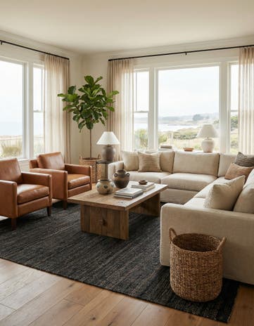 10' x 14' 1 Hand Woven Palm Beach Jute Rug