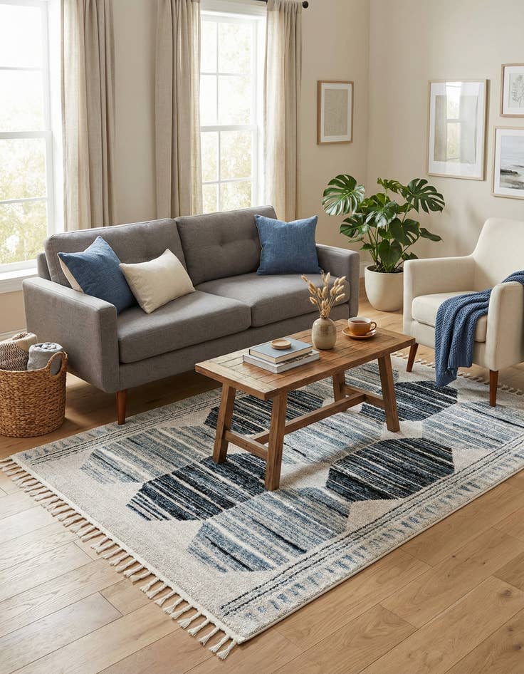 Detail image of 5' 3 x 8' Aramis Rug