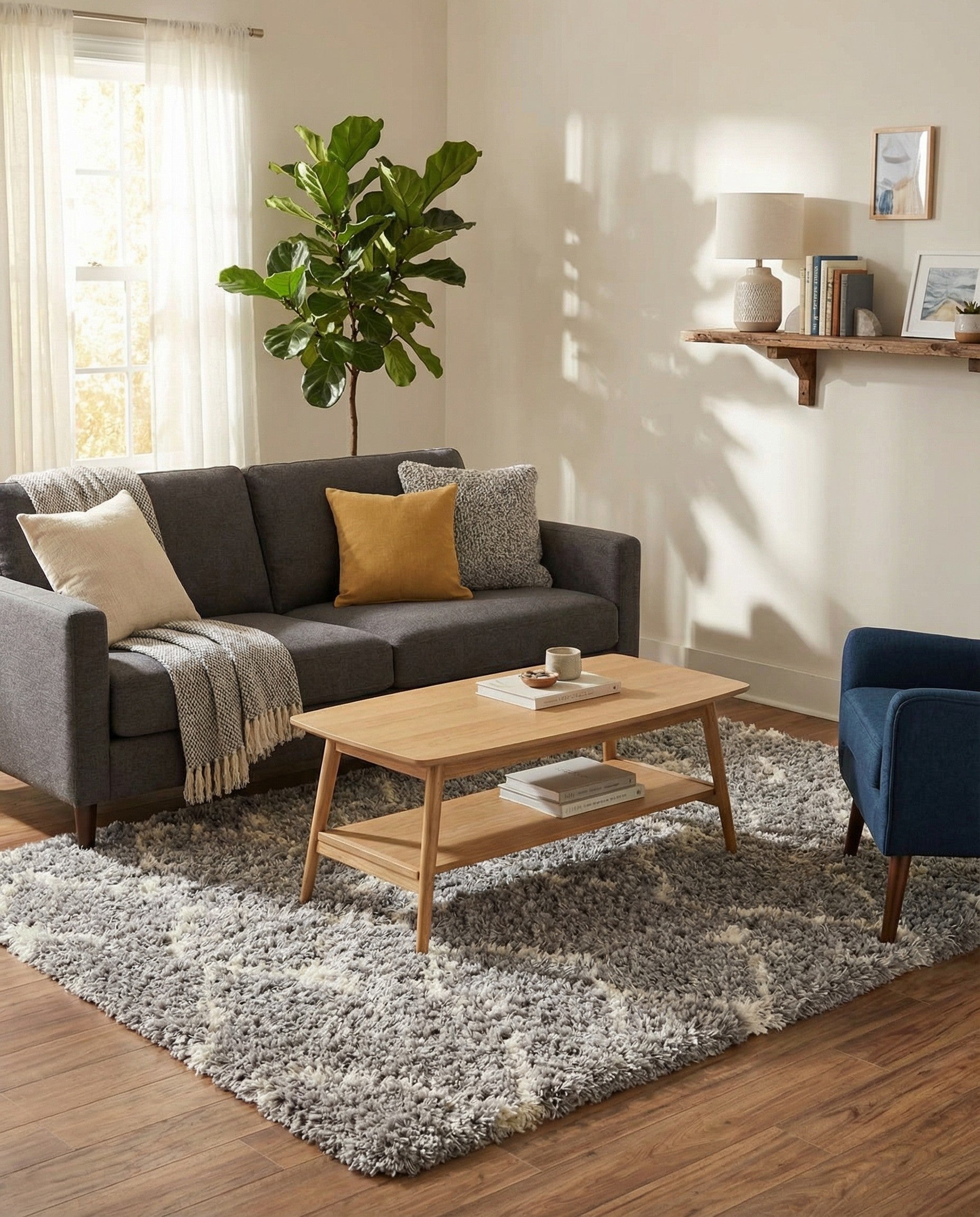  4' x 6' Infinity Shag Rug