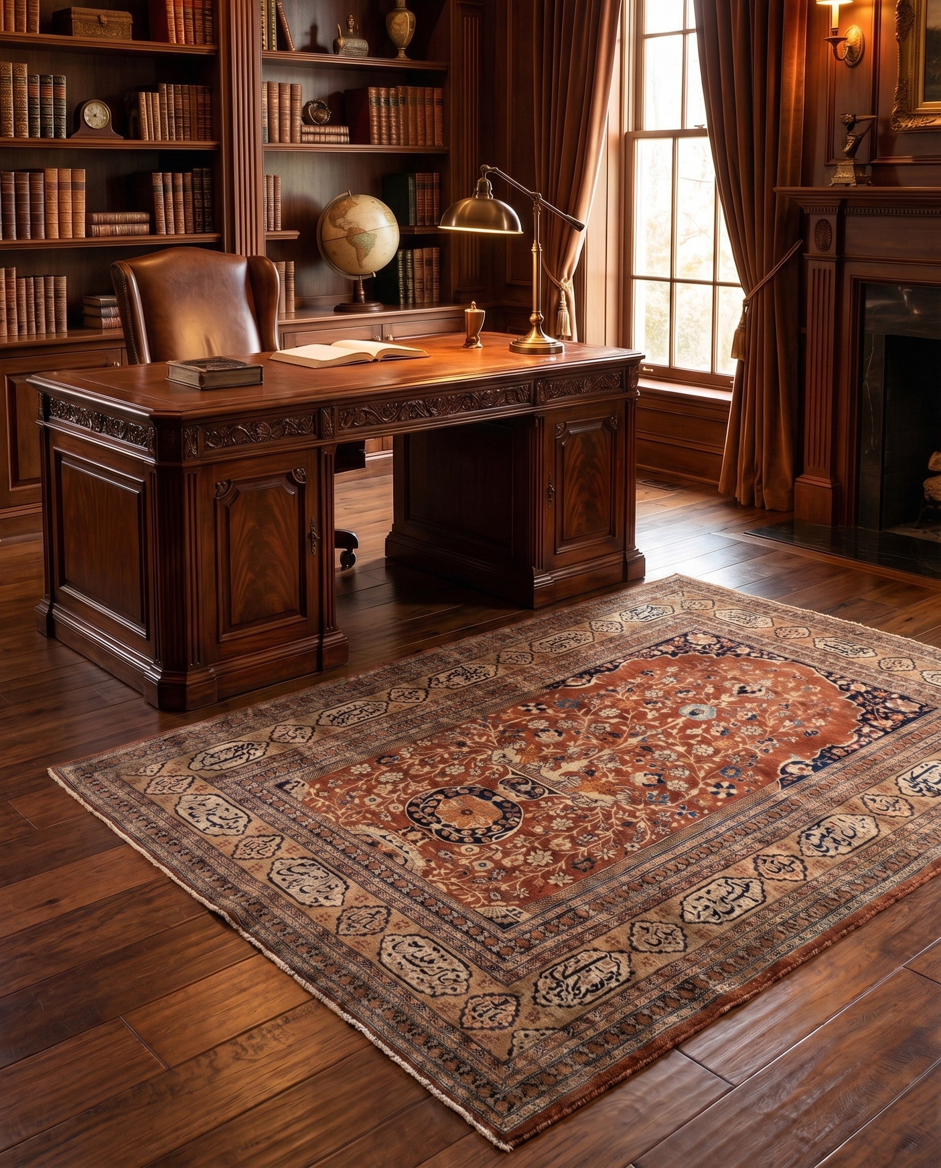 4' 2 x 5' 3 Tabriz Rug