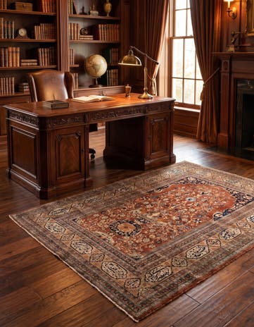 4' 2 x 5' 3 Tabriz Rug