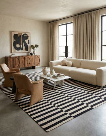8' 1 x 11' 1 Hand Woven Kilim Modern Wool Rug