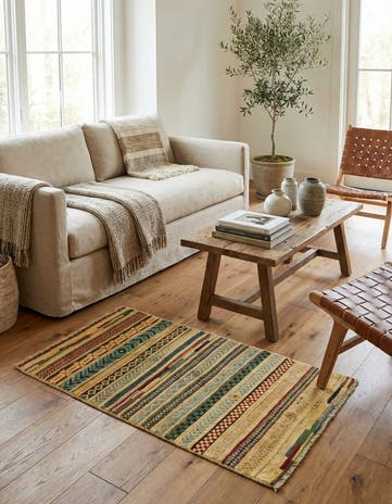 2' 7 x 3' 11 Hand Knotted Modern Ziegler Rug
