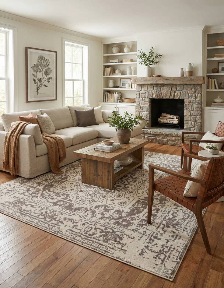 Detail image of 10' x 10' Arlington Square Rug