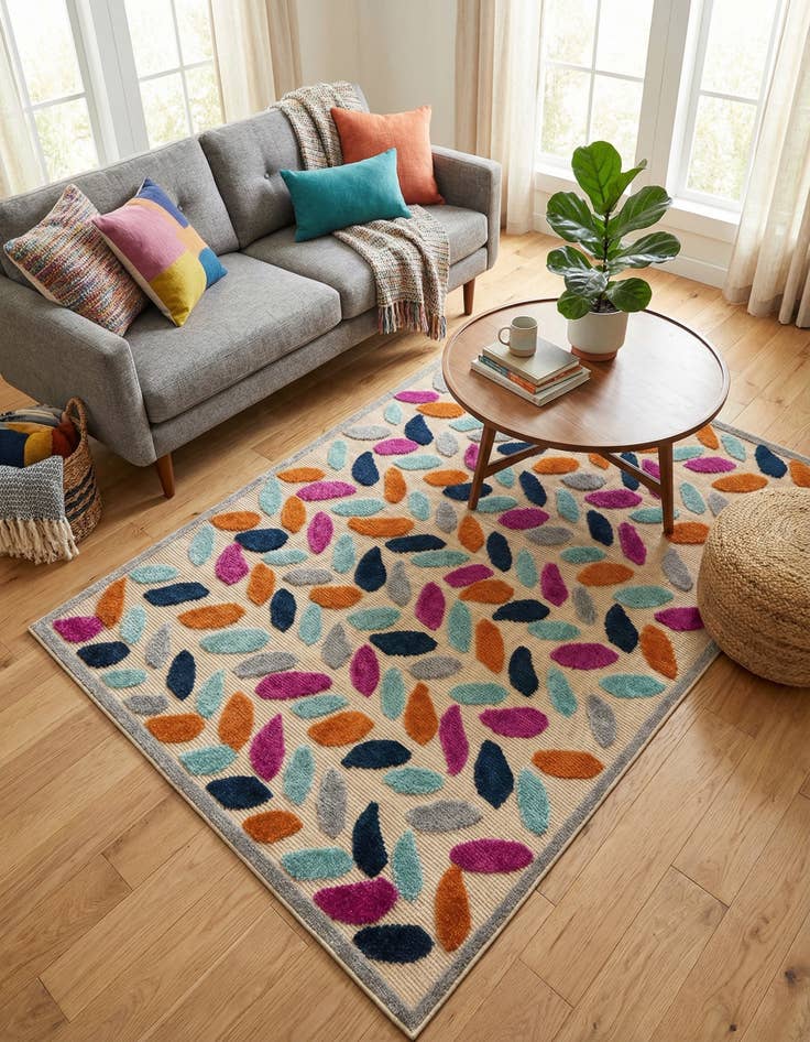 Detail image of  4' x 6'  Washable Aruba Indoor / Outdoor Rug