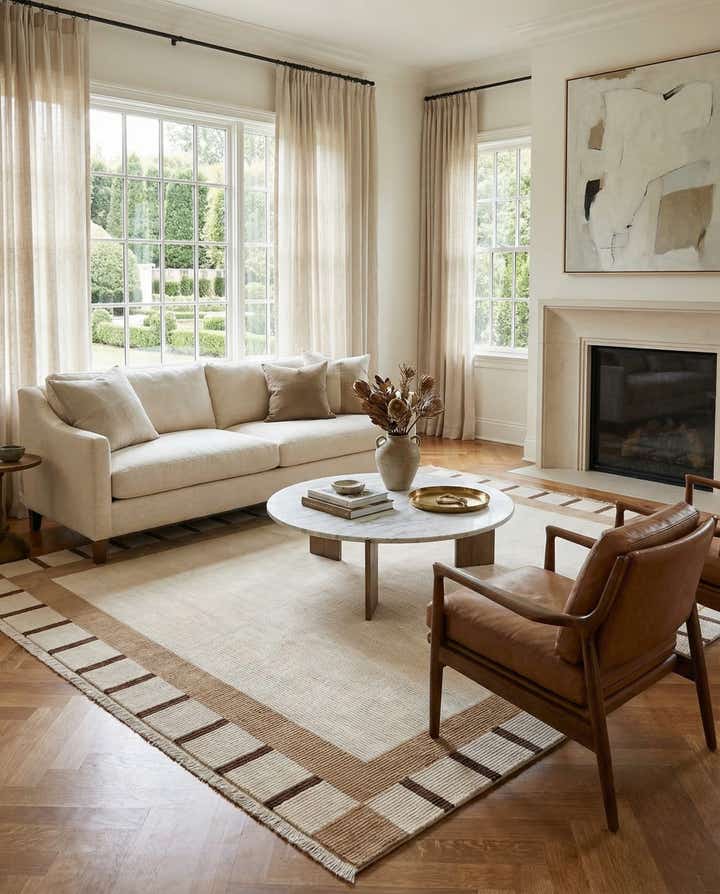 7' 11 x 9' 10 Hand Knotted Darya Wool Rug