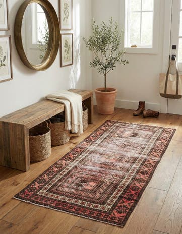 3' 2 x 6' Hand Knotted Ultra Vintage Persian Wool Rug