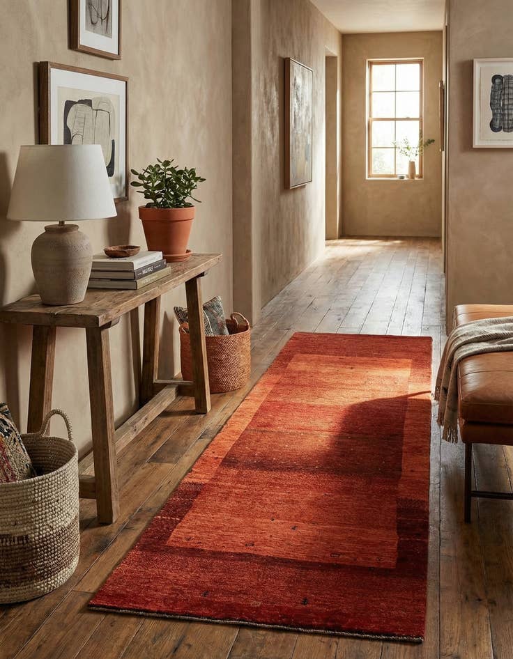 Detail image of  3' x 9' 4 Kashkuli Wool Runner Rug