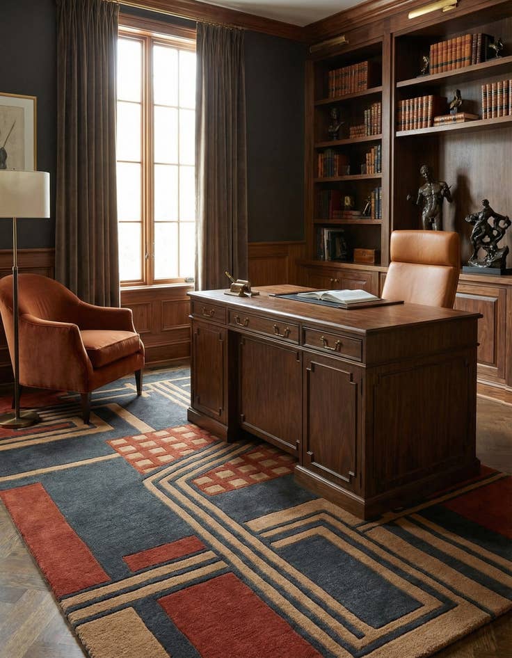 Detail image of 5' 1 x 7' 10 Luna Rug