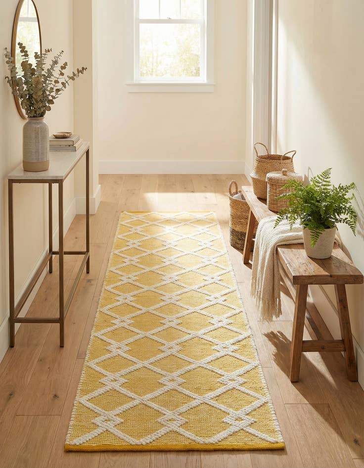 Detail image of 2' x 8'  Hand Knotted Jill Zarin Dorset Runner Rug