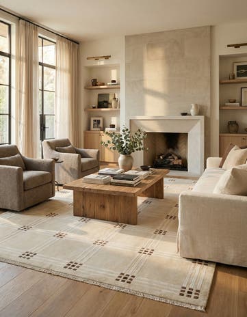 8' 1 x 11' 2 Hand Knotted Darya Wool Rug