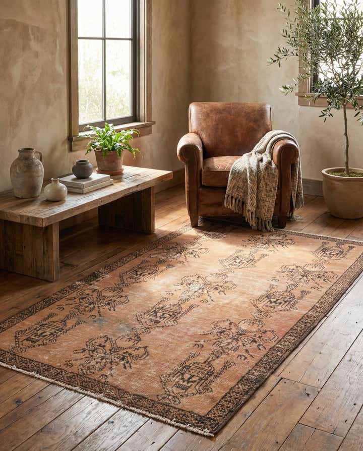3' 1 x 5' 7 Hand Knotted Ultra Vintage Persian Wool Runner Rug
