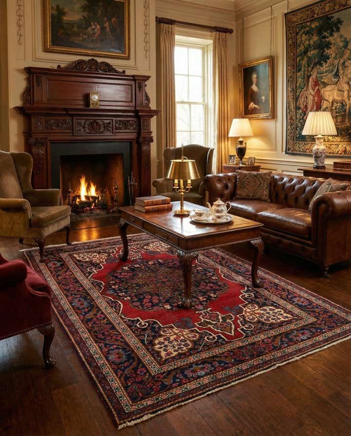 4' 6 x 6' 1 Bidjar Rug