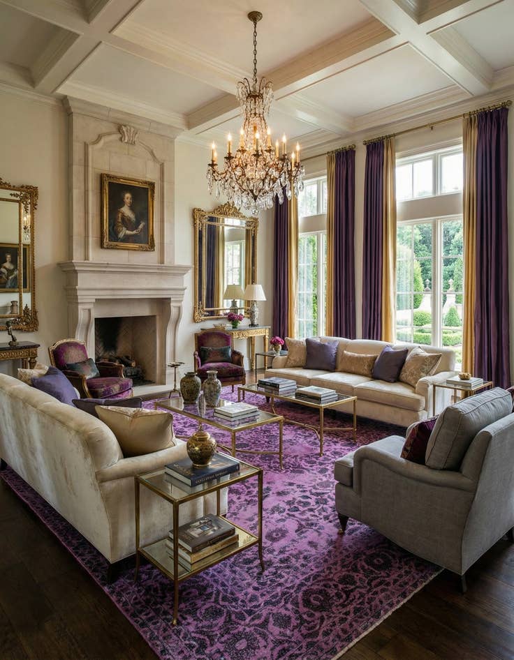 Detail image of 9' 5 x 12' 9 Vintage Royal Wool Rug