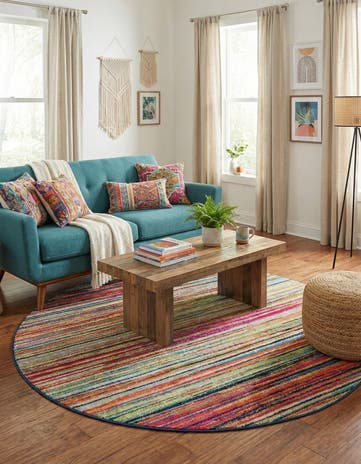 Azalea Round Rug
