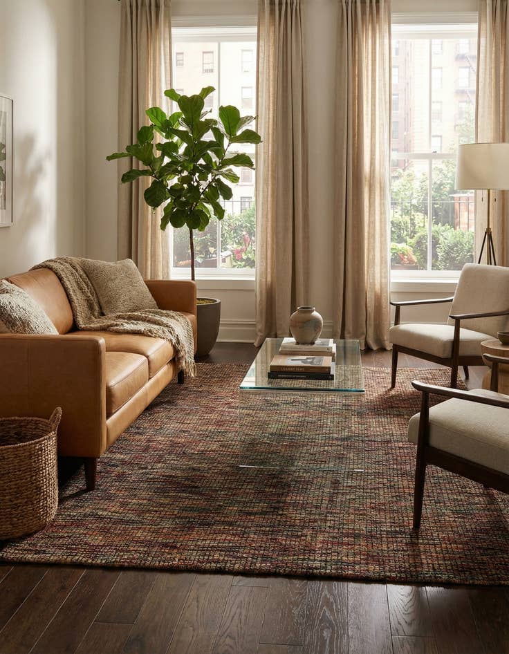 Detail image of 5' 5 x 8'  Hand Knotted Darya Wool Rug