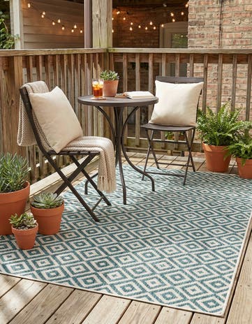4' x 6' Easy-Clean Jill Zarin Costa Rica Indoor / Outdoor Rug