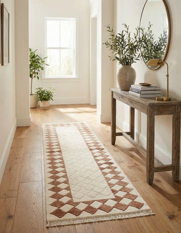 2' 7 x 9' 9 Hand Knotted Darya Wool Runner Rug