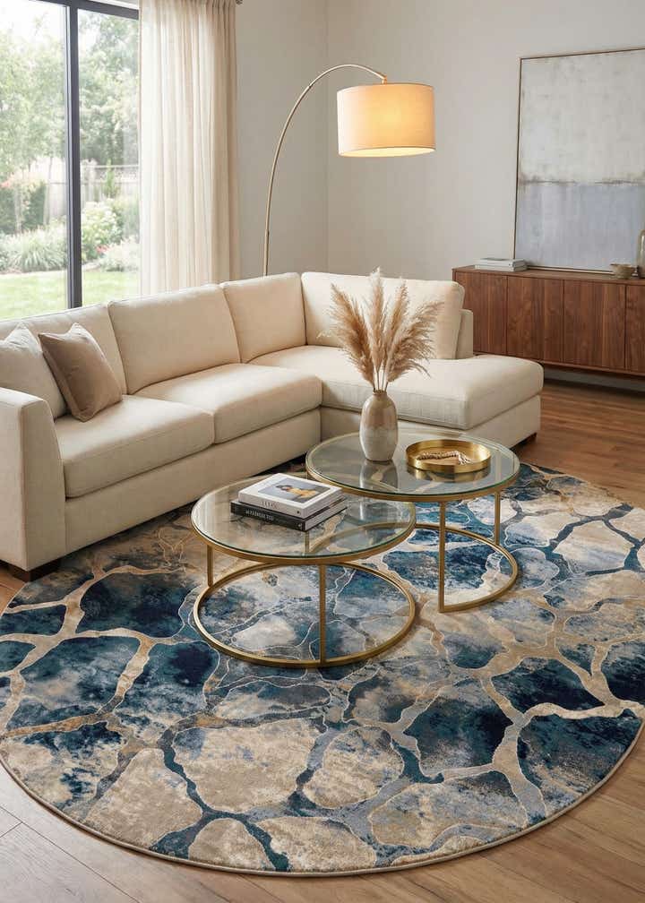 7' 10 x 10' Gossamer Oval Rug