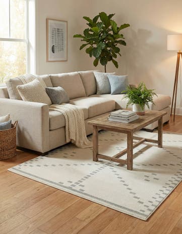 5' 3 x 7' 10 Washable Timeless Rug