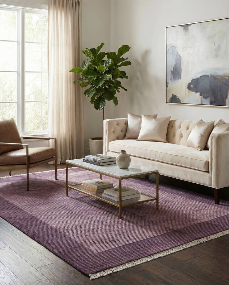 Detail image of 5' 6 x 7' 10 Hand Knotted Darya Wool Rug