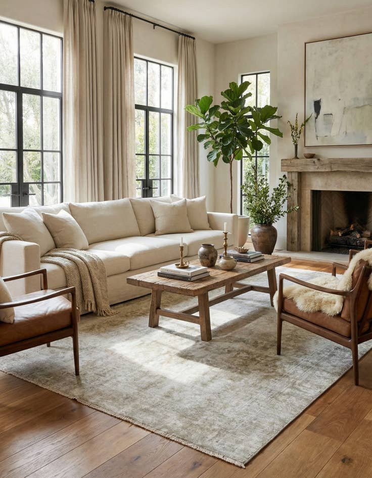 Detail image of 6' 10 x 10' 6  Hand Knotted Ultra Vintage Persian Wool Rug