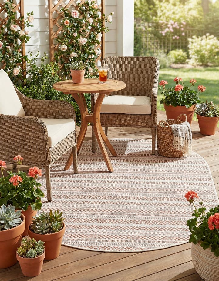 3' x 5' 3 Easy-Clean Ribbon Indoor / Outdoor...