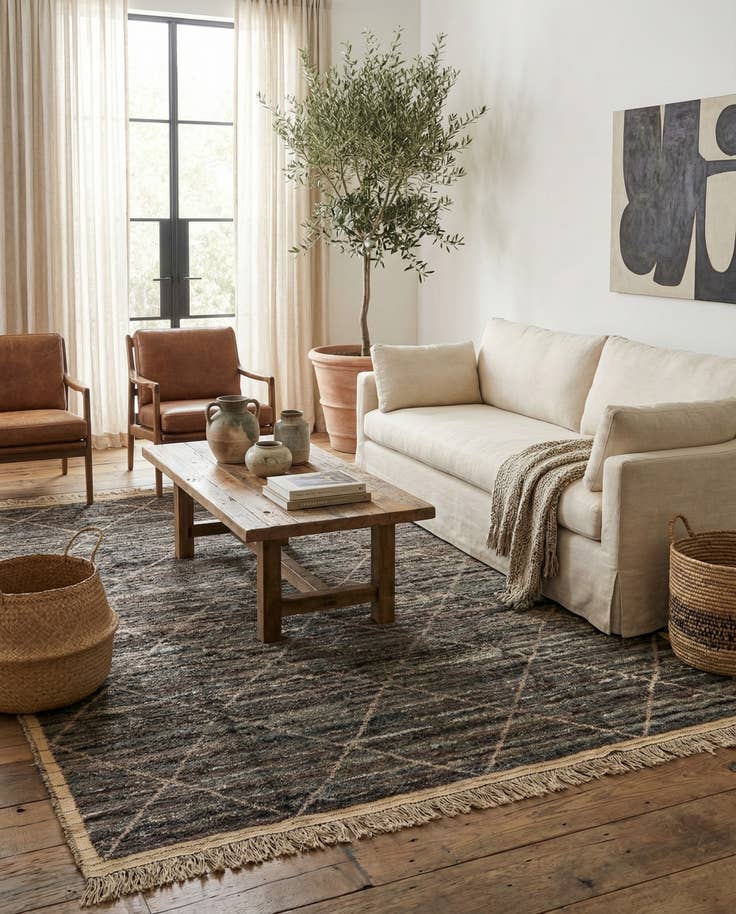 Detail image of 8' 1 x 10' 7 Moroccan Rug