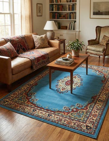 4' x 6' Mashad Design Rug
