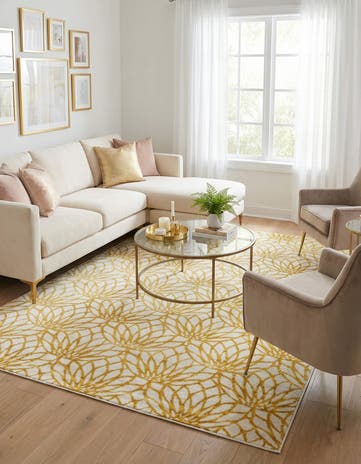 7' x 10' Marilyn Monroe™ Glam Dahlia Rug