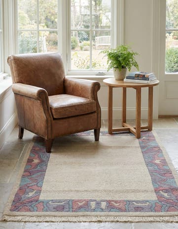 4' 2 x 5' 7 Hand Knotted Tibet Wool Rug