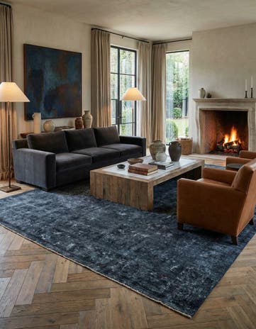 9' 5 x 12' 5 Hand Knotted Ultra Vintage Persian Wool Rug