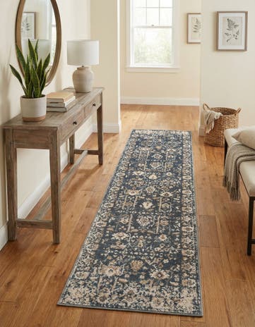 Blue Oregon Runner Rug