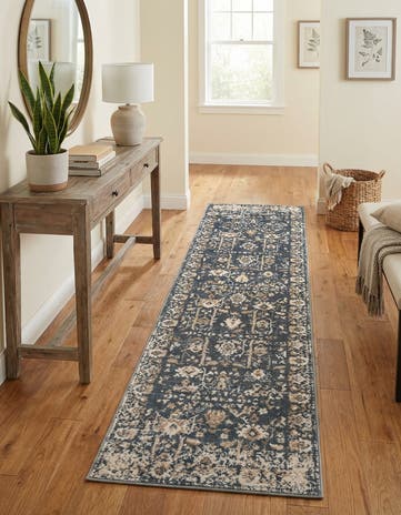Blue Oregon Runner Rug