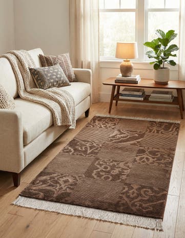2' 8 x 4' 11 Hand Knotted Darya Wool Rug