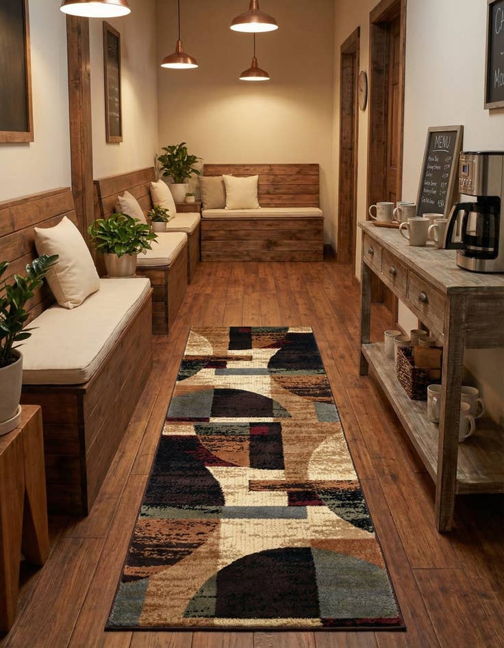 Detail image of 2' x 6' Cafe Runner Rug