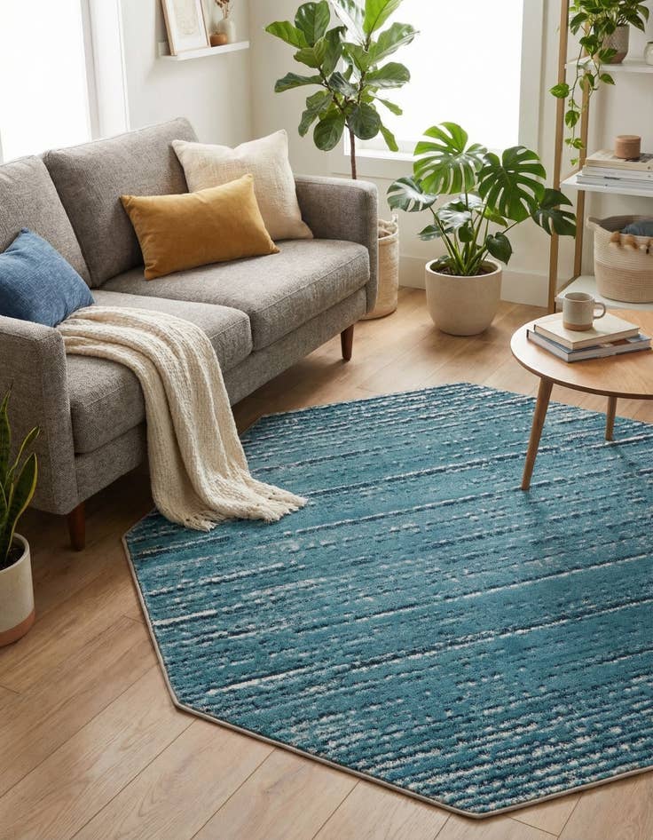 Detail image of  6' x 6' Oasis Octagon Rug