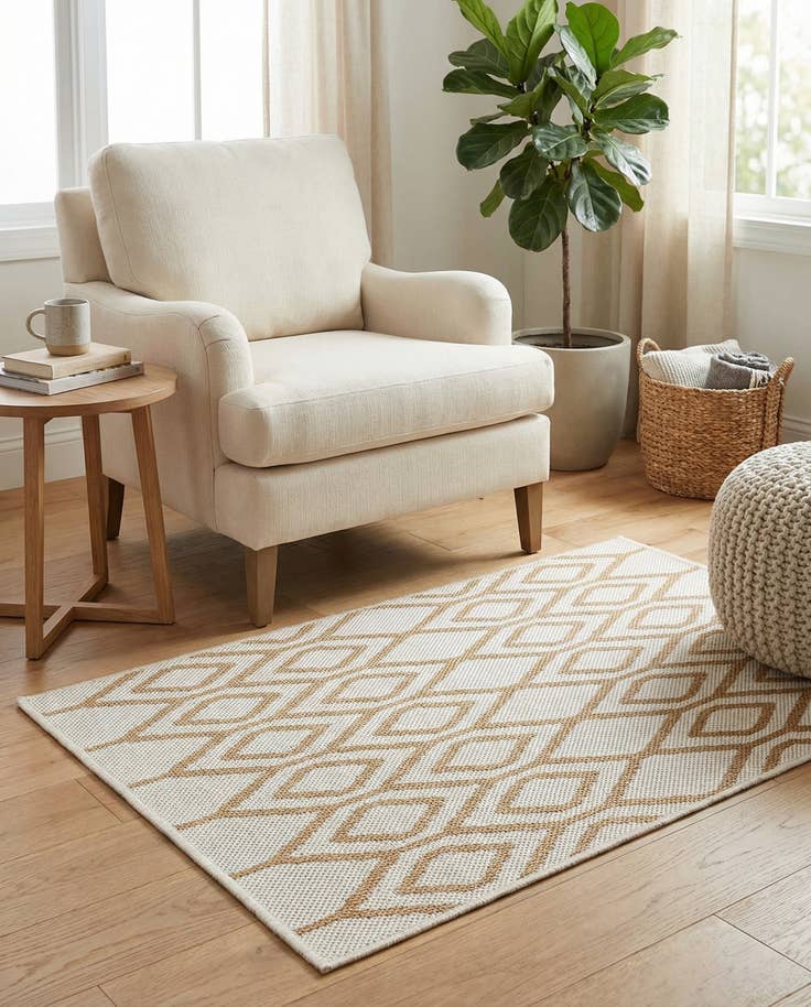 Detail image of 2' x 3' Easy-Clean Jill Zarin Turks and Caicos Indoor / Outdoor Rug